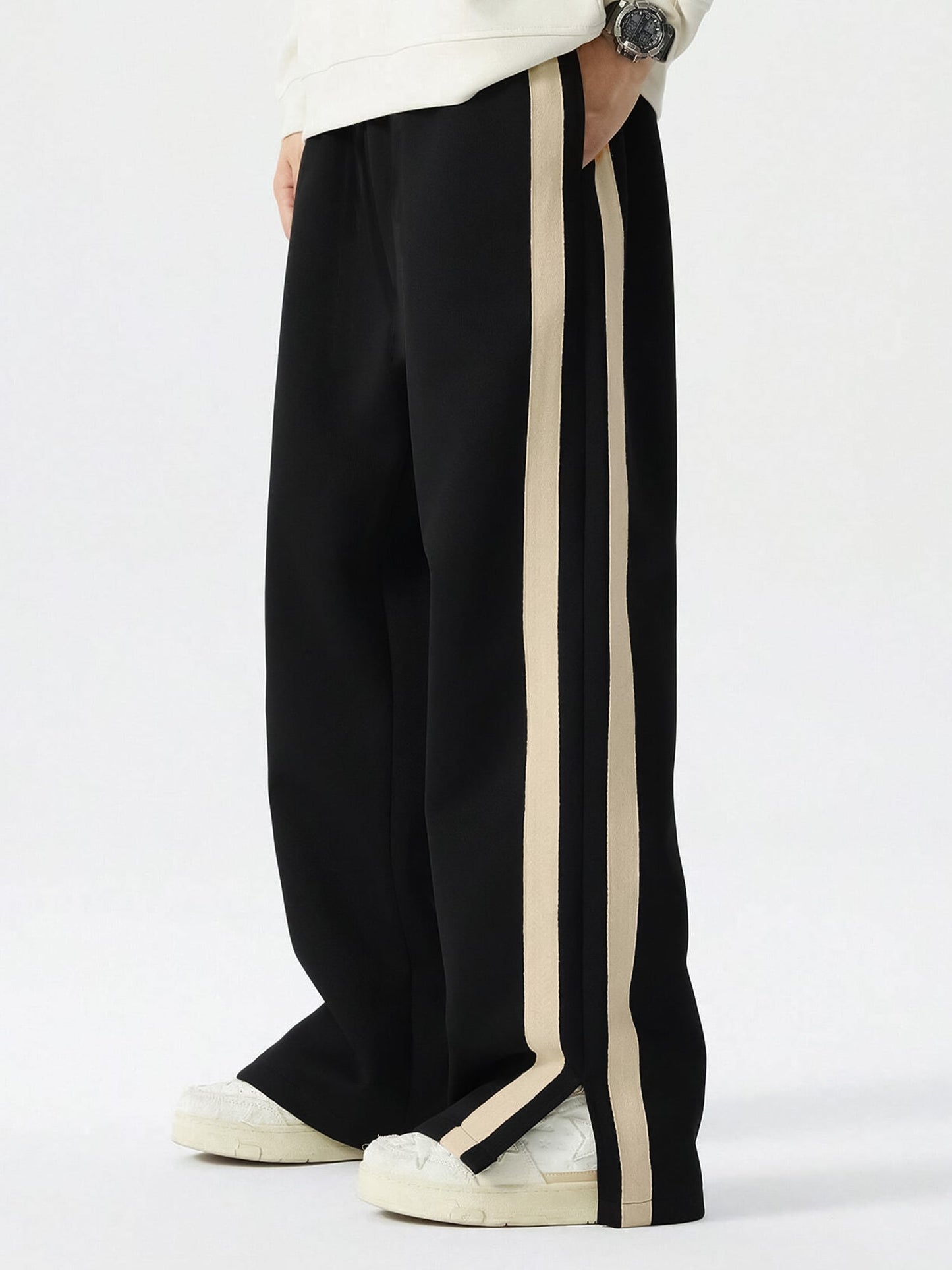 Dualtape Black Baggy Fit Pant