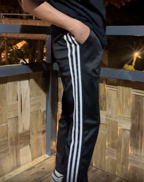 White Stripes straight fit track pants | premium|