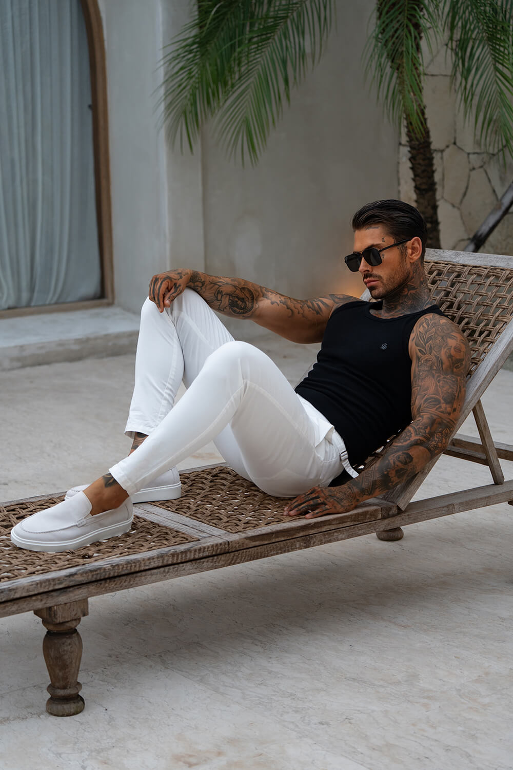 Sanremo Chinos - White