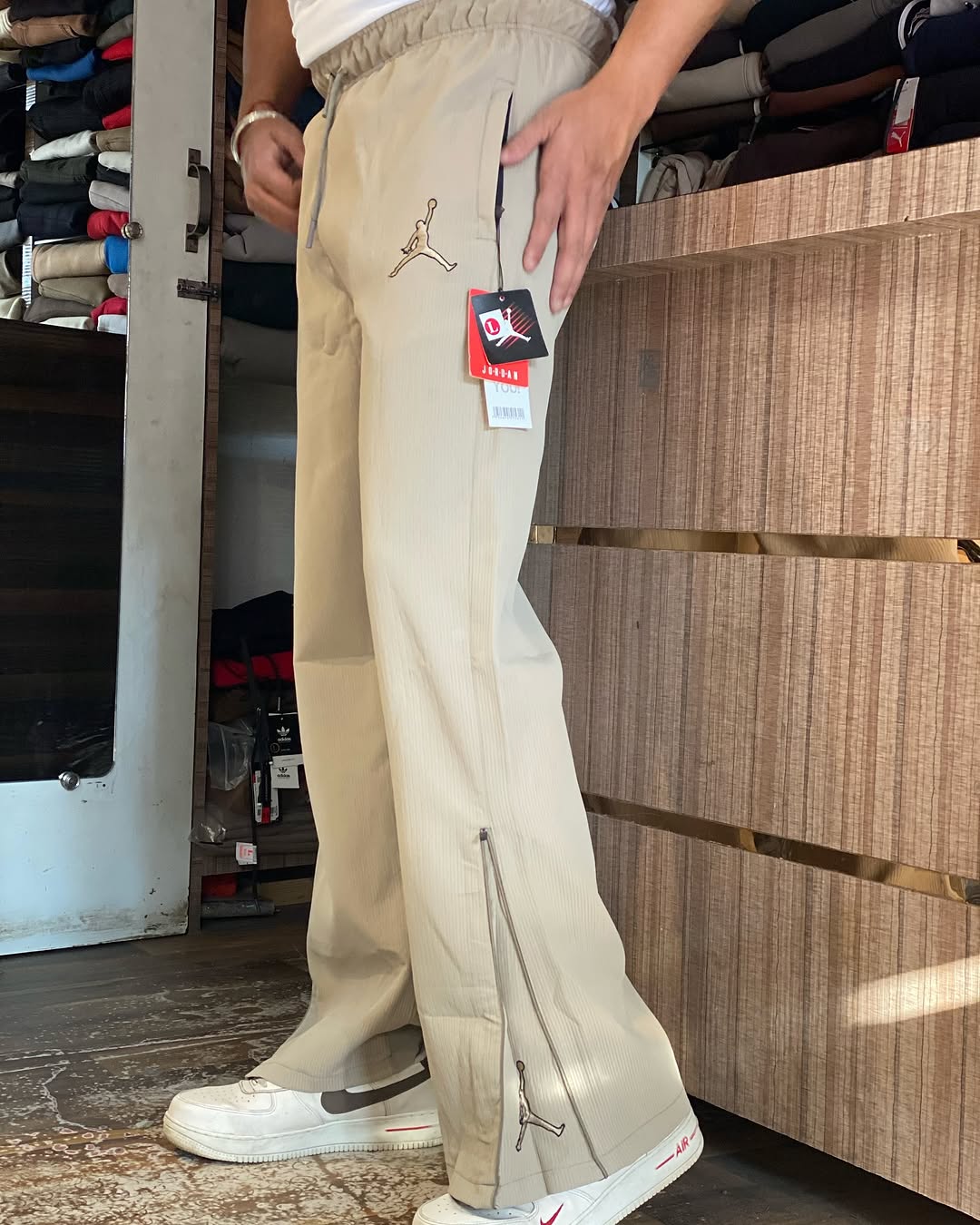 Men's Convertible BootCut Track Pants black