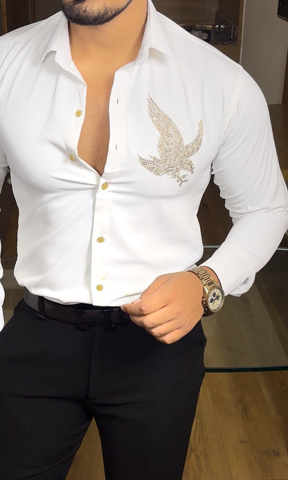 Eagle Japanese Lycra Shirt - White