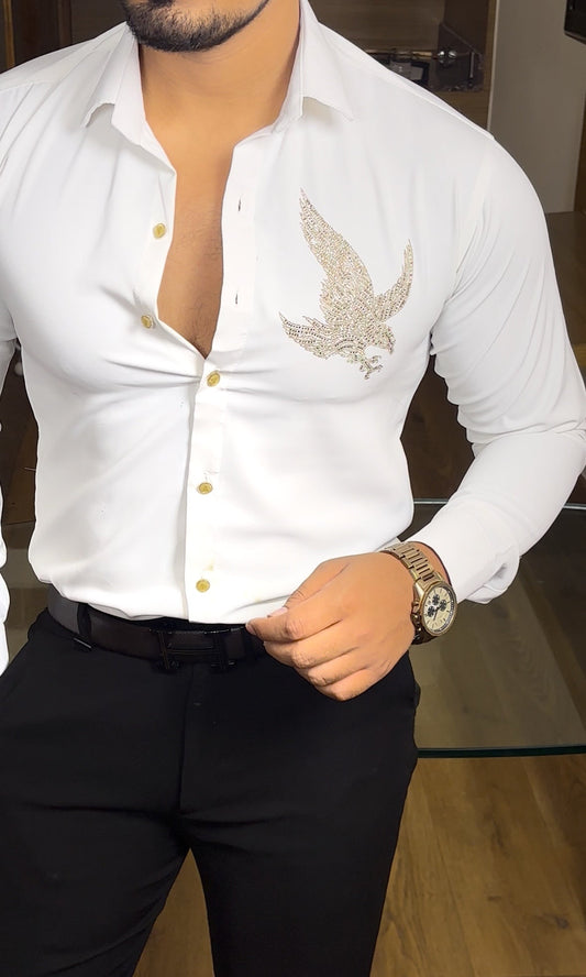 Eagle Japanese Lycra Shirt - White