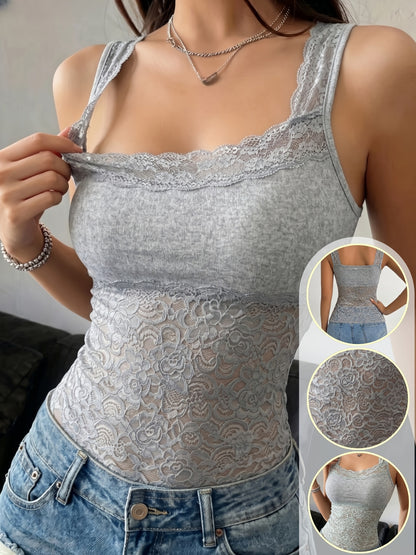 Sexy Lace Spliced Vest, Cross-Border, Backless Bandeau Bra, Bralette, Base Layer, Anti-Peek Strappy Top