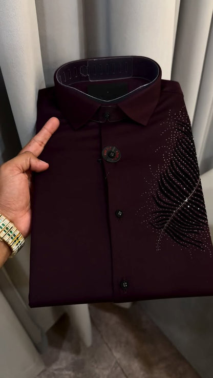 Premium Party wear Shirts (leaf)