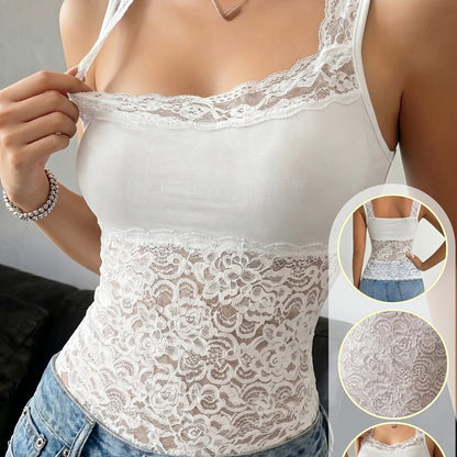 Sexy Lace Spliced Vest, Cross-Border, Backless Bandeau Bra, Bralette, Base Layer, Anti-Peek Strappy Top