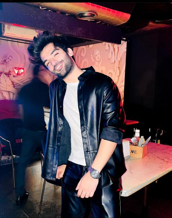 Leather Lycra Shirt - Black