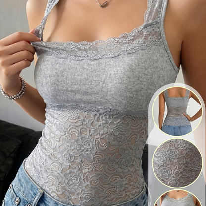 Sexy Lace Spliced Vest, Cross-Border, Backless Bandeau Bra, Bralette, Base Layer, Anti-Peek Strappy Top