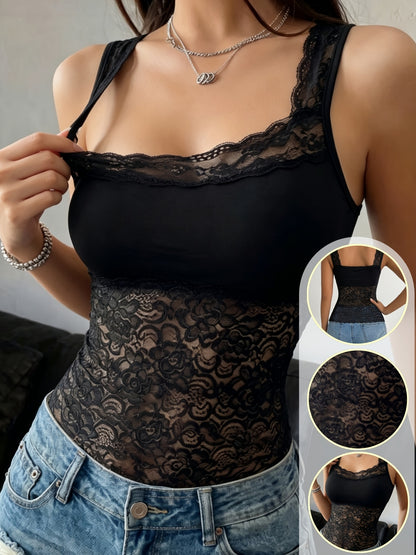 Sexy Lace Spliced Vest, Cross-Border, Backless Bandeau Bra, Bralette, Base Layer, Anti-Peek Strappy Top