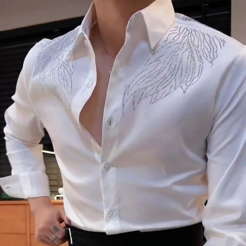 Premium Party wear Shirts white