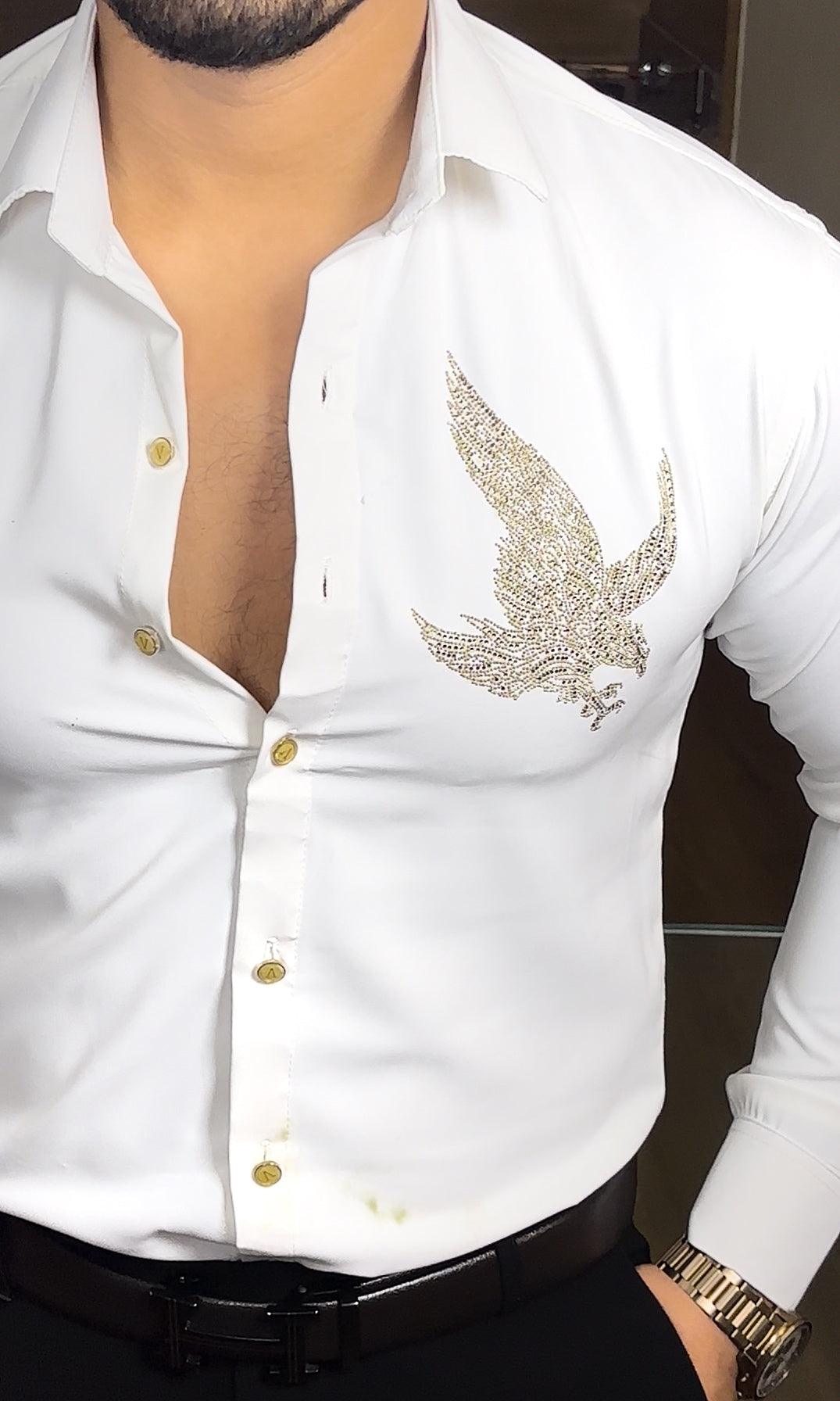 Eagle Japanese Lycra Shirt - White