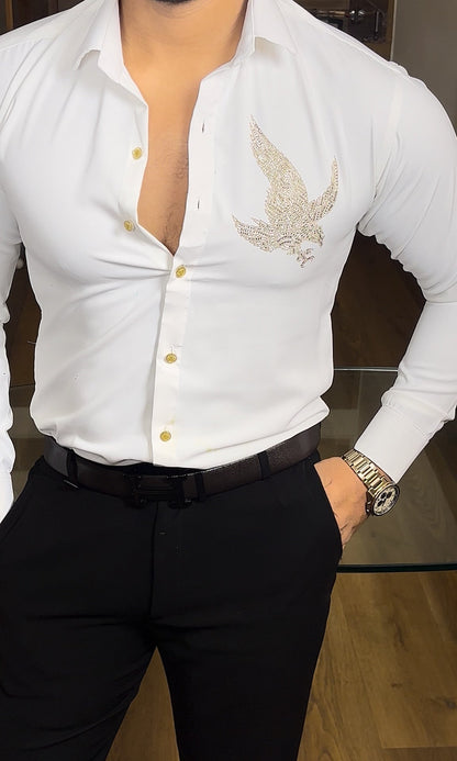 Eagle Japanese Lycra Shirt - White