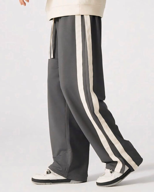 Grey Slit Trackpant