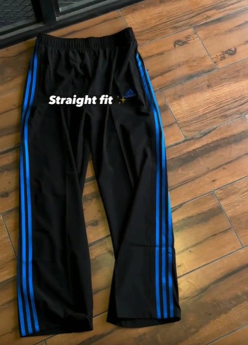 BLUE Stripes track pants (Convertable)