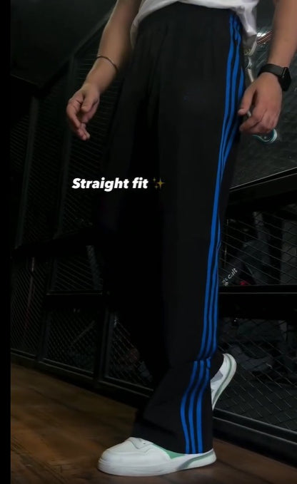 BLUE Stripes track pants (Convertable)