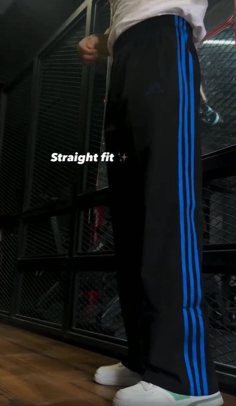 BLUE Stripes track pants (Convertable)