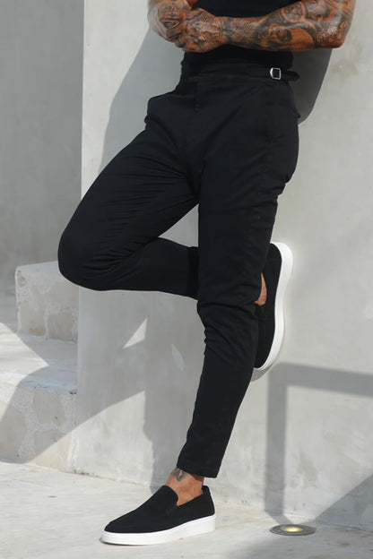 Sanremo Chinos - Black