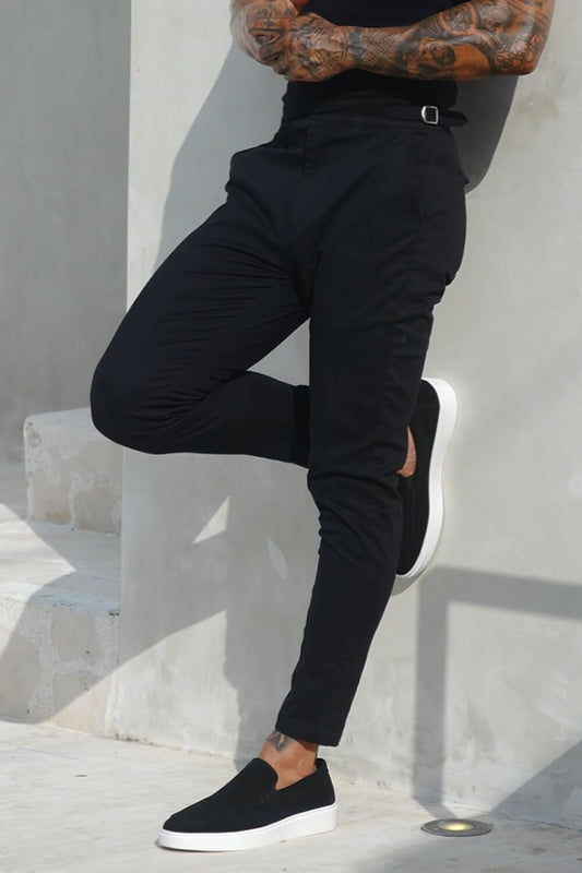Sanremo Chinos - Black