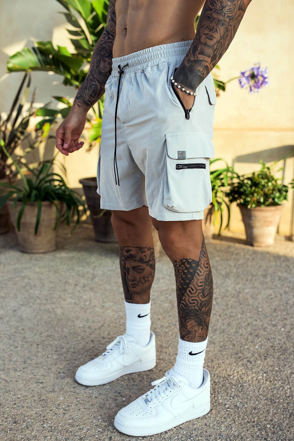 Raptor Cargo Shorts - Grey