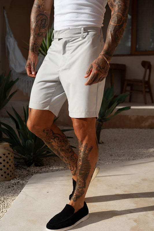 Ravello Tailored Shorts - Grey