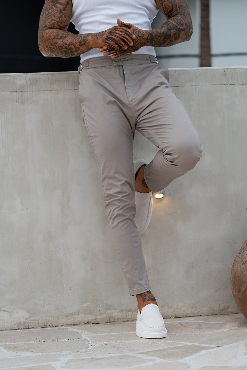 Sanremo Chinos - Taupe