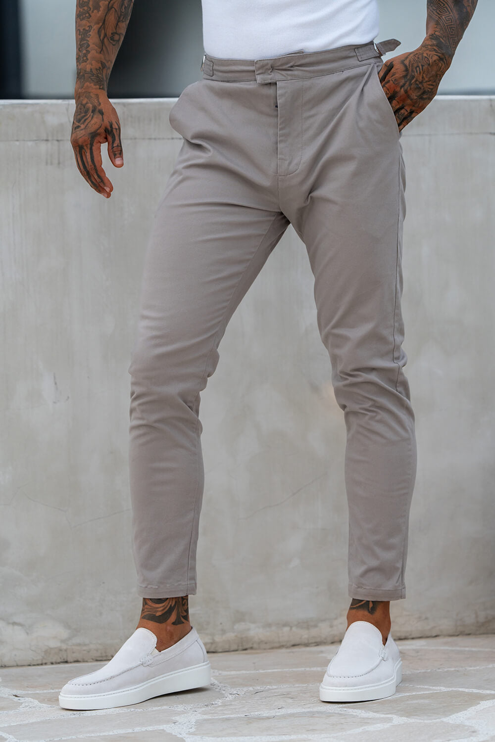 Sanremo Chinos - Taupe