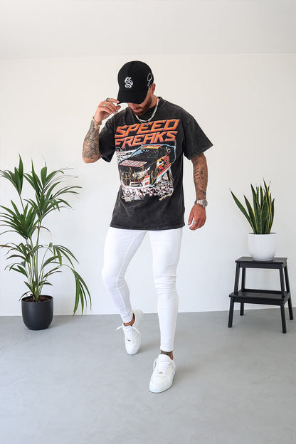 Non Rip Jeans - White