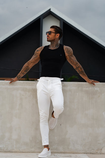 Sanremo Chinos - White