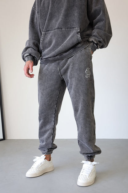 Core Logo Joggers - Acid Grey