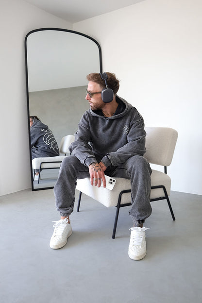 Core Logo Joggers - Acid Grey