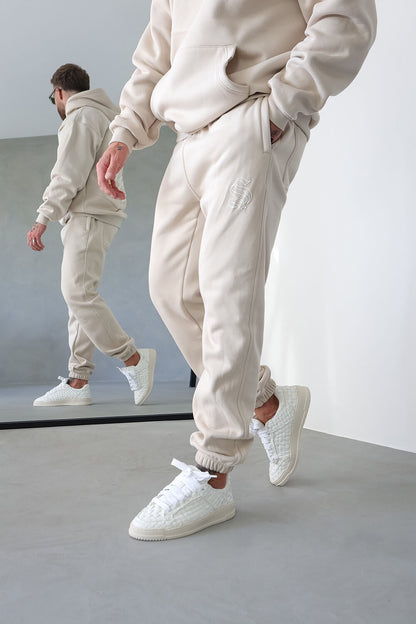 Core Logo Joggers - Beige