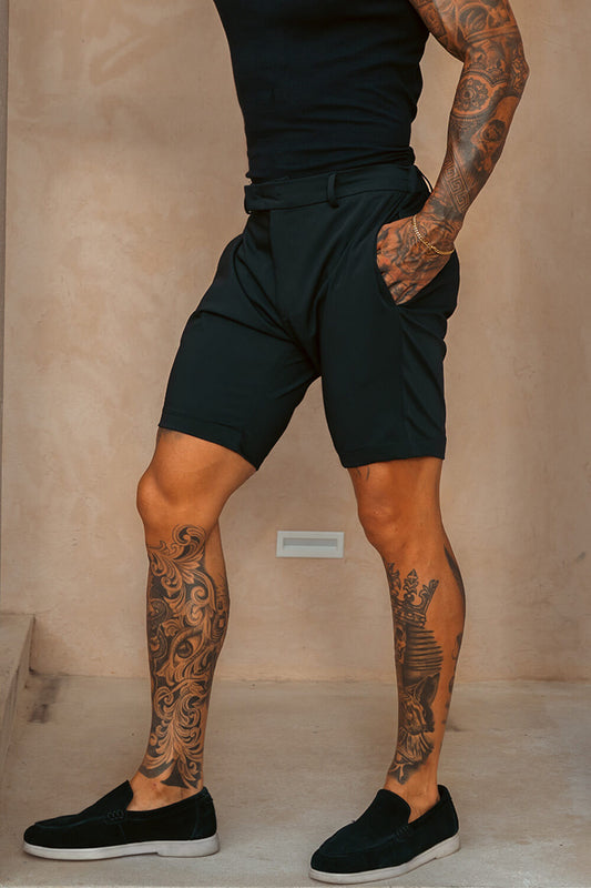 Ravello Tailored Shorts - Black