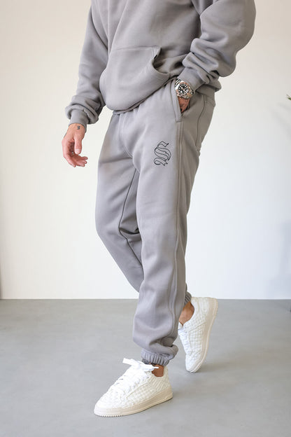 Core Logo Joggers - Fog
