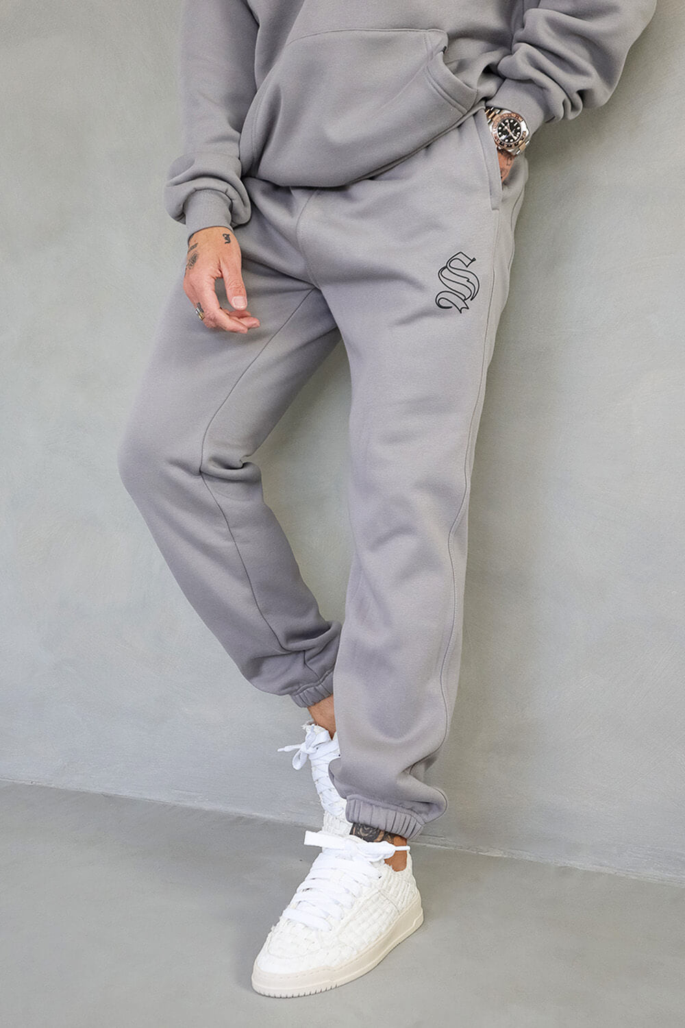 Core Logo Joggers - Fog