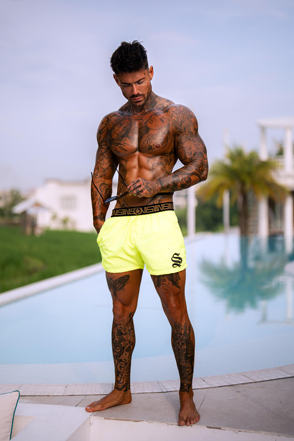 Icon Swim Shorts - Neon Yellow