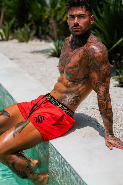 Icon Swim Shorts - Red