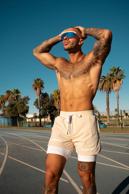 Venom 365 Shorts - Sand/White