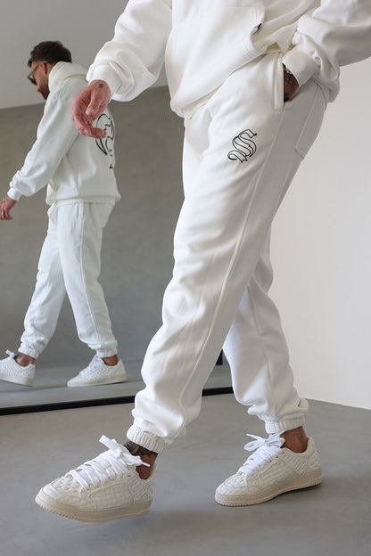 Core Logo Joggers - White