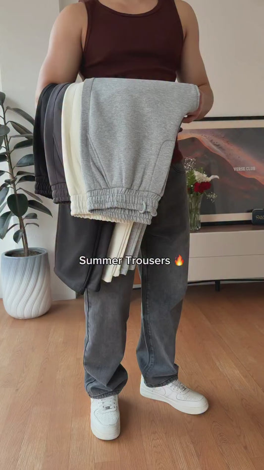 premium straight Summer Joggers