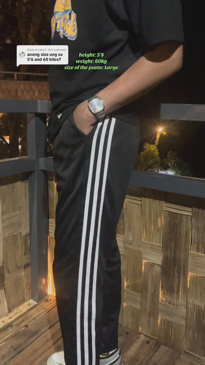 White Stripes straight fit track pants | premium|